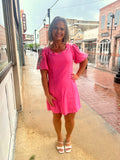 Blossom Beauty Mini Dress: Pink