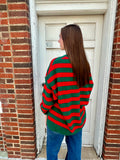 So Elfin’ Cute Sweater: Red/Green