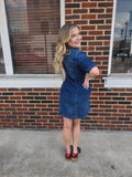 Equestrian Era Dress: Dark Wash