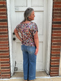 Sequin and Spritz Top: Multi-Color