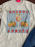 Aperol Spritz Oversized Tee: Ivory
