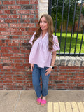 Blushing Bloom Top: Lilac