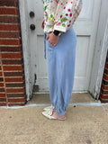 Cloud Nine Bubble Pants: Washed Blue