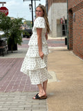 Proper Polkas Dress: White