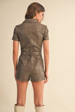 IRL Faux Romper: Brown