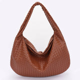Braided Elegance Bag: Camel