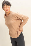 Stay Warm Sweater: Dark Taupe