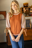 Autumn Glow Top: Camel
