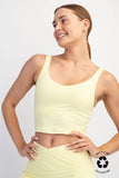 Say Yes To Yoga Top: Lemon Cream