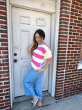 Feeling Good Top: Fuchsia Mix