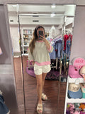Sorbet Stripe Top: Pink Multi