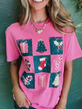 Holiday Bows Tee: Pink