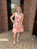 Blush & Bloom Dress: Pink Multi