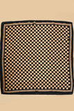 Checker Wild Rag: Black/White