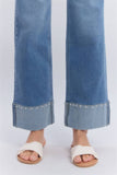 Camden Cuffed Denim: Medium Wash