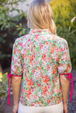 Bright Blooms Top: Pink