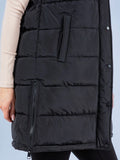 Cozy with You Puffer Vest: Black