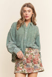 Boho in Bloom Top: Vintage Green