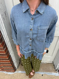 Autumn Horizon Top: Denim