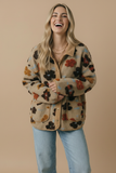 Flower Hour Jacket: Taupe Mix