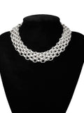 Chunky Chain Necklace: Silver