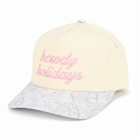 Howdy Holiday Camo Hat: Pink