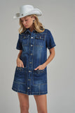 Equestrian Era Dress: Dark Wash