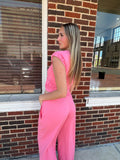 Sky Drift Lounge Set: Pink