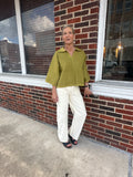 Retro Routine Corduroy Pants: Cream