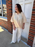 PLUS Soft And Sophisticated Blouse: Butter Yellow