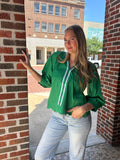 Crisp Mornings Top: Kelly Green