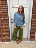 Autumn Horizon Top: Denim
