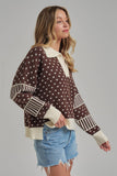 Mixed Signals Top : Chocolate