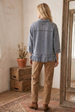 Autumn Horizon Top: Denim