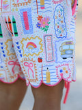 Back to School Scallop Set: Multi