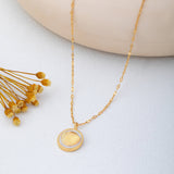 Tropical Tide Necklace: Gold