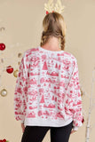Holiday Toile Sweatshirt: Red
