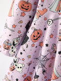 Halloween Frozen Princess Dress: Purple