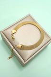 Minimal Muse Bracelet: Gold