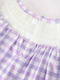Gingham Ghoul Bloomer Set: Purple Mix