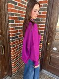 Plainly Perfect Sweater: Plum