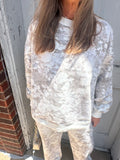 Marble Mood Pants: Grey Multi