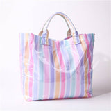 Beach Bougie Tote Bag: Fuchsia Orange