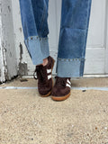 Heads Up Sneakers: Chocolate