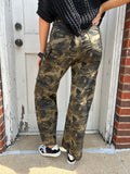 Forest Fade Cargo Pants: Olive Camo