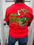Grinch In LUFKIN Tee: Red
