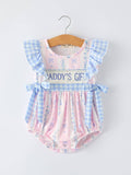 “DADDY'S GIRL” Romper: Lt Pink