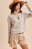 Vanilla Chai Knitted Cardigan: Oat Milk