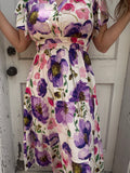 Garden Girly Dress: Violets