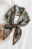 Finishing Touch Silk Scarf: Brown